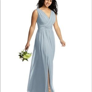 Dessy bridesmaid dress 2894 in mist. Worn once.